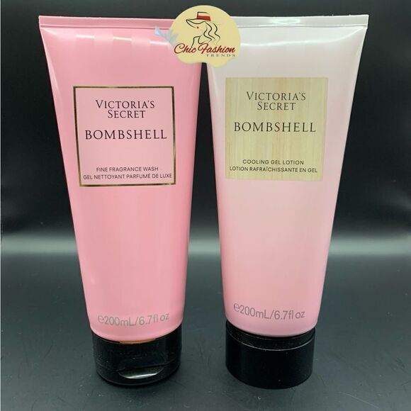 Victoria’s Secret Bombshell Refreshing Gel Body Wash and Lotion Set - Picture 1 of 3